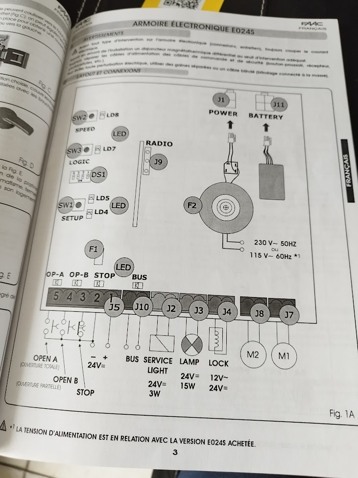 Branchement Récepteur Somfy sur moteur FAAC? Avec Réponse(s) — free download