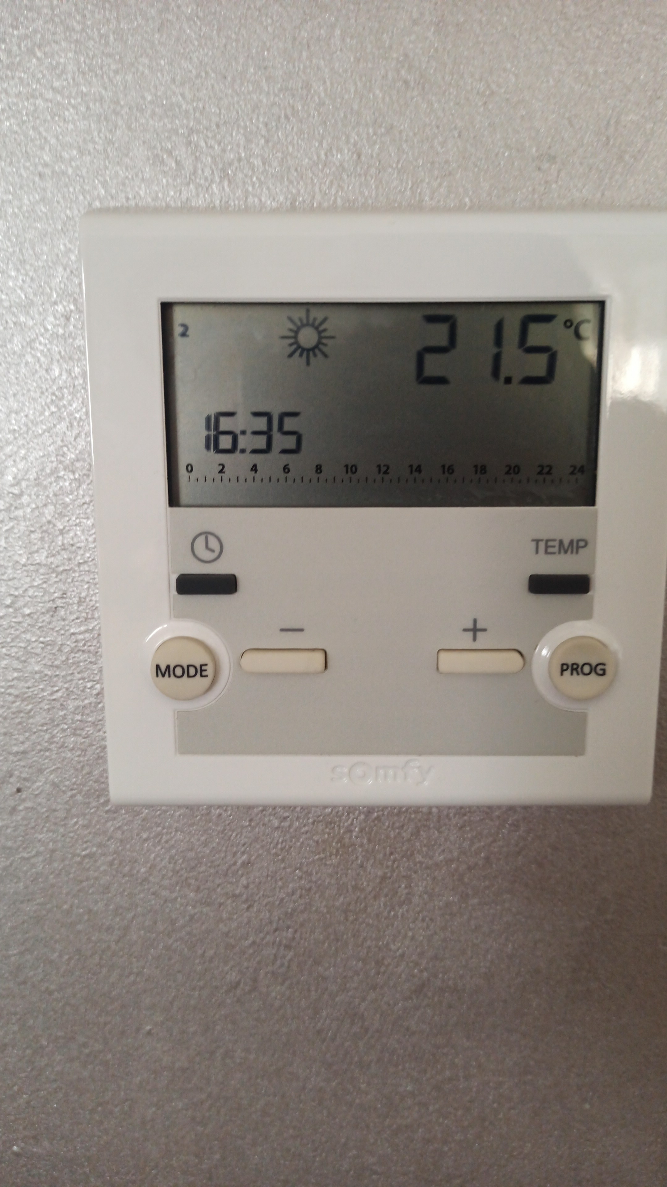 Thermostat d'ambiance Somfy non connecté à ma chaudière Avec Réponse(s)