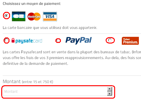 Moyen de paiement