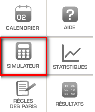 Image simu menu