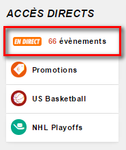 evenement diffusés