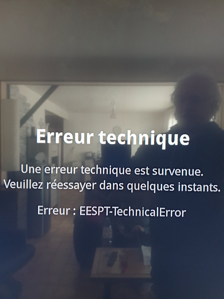 Canal+ Erreur Technique Relancer Le Service Erreur technique EESPT-TECHNICALERROR - Résolue