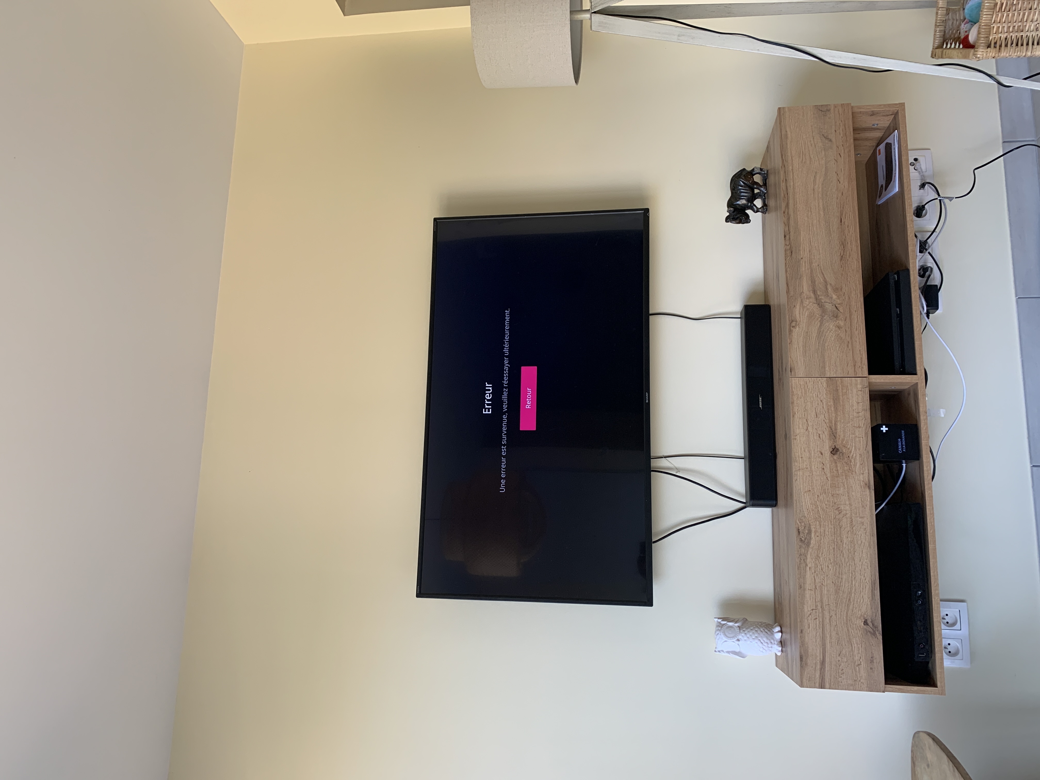 Une Erreur Est Survenue Veuillez Réessayer Ultérieurement Canal Décodeur Canal le Cube S, box Orange, ethernet. Une erreur est survenue